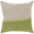 22" Lime Green and Gray Contemporary Square Throw Pillow - IMAGE 1