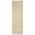 2.5' x 7.5' Simple Solutions Beige and Gray Hand Woven Rectangular Jute Area Throw Rug Runner - IMAGE 1