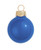 40ct Delft Blue Pearl Glass Christmas Ball Ornaments 1.25" (30mm) - IMAGE 1