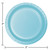 Disposable Round Luncheon Party Paper Plates - 7" - Pastel Blue - Club Pack of 96 - IMAGE 2