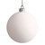 Matte White Shatterproof Christmas Ball Ornament 15.75" (400mm) - IMAGE 1