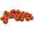 32ct Orange Shatterproof Shiny Christmas Ball Ornaments 3.25" (80mm) - IMAGE 1