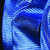 Blue Metallic Grosgrain Wired Craft Ribbon 1.5" x 27 Yards - IMAGE 1