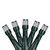 10 Battery Operated Cool White LED Wide Angle Christmas Lights - 3.5 ft Green Wire - IMAGE 1