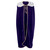 Royal Purple Adult King/Queen Mardi Gras Robe or Halloween Costume Accessory 52" - IMAGE 1