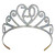 Pack of 6 Glittered Silver "70" Costume Tiara - Adult One Size - IMAGE 1