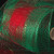 Red and Green Checkered Pattern Decorating Mesh Craft Ribbon 6.5" x 80 Yards - IMAGE 1