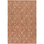 8' x 11' Bonded Beauty Caramel Brown and Russet Red Hand Woven Area Throw Rug - IMAGE 1
