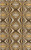 2' x 3' Mustard Yellow and Wheat Brown Diamond Hand Woven Rectangular Area Throw Rug - IMAGE 1