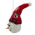 5" Red and White Twas the Night Snowman Head with Plaid Hat Christmas Ornament - IMAGE 2