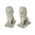 Regal Lion Outdoor Garden Statues - 48" - Set of 2 - IMAGE 1