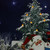 LED Lighted Santa Claus with Snowmen and Christmas Tree Canvas Wall Art 15.75" x 19.5" - IMAGE 3