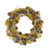 20" Natural and Yellow Pine Cone and Wheat Artificial Christmas Wreath - Unlit - IMAGE 1