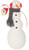 15.75" White Alpine Chic Snowman Holding Birdhouse Christmas Tabletop Decoration - IMAGE 1