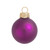 Matte Finish Glass Christmas Ball Ornaments - 4" (100mm) - Soft Rose - 6ct - IMAGE 1