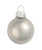 Pearl Finish Glass Christmas Ball Ornaments - 4.75" (120mm) - Silver - 4ct - IMAGE 1