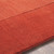 3.25' x 5.25' Solid Burnt Orange Hand Loomed Rectangular Wool Area Throw Rug - IMAGE 6