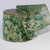 Shimmering Green and Gold Sheer Ornamental Print Wired Craft Ribbon 4" x 20 Yards - IMAGE 2