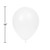 Club Pack of 180 White Latex Party Balloons 12" - IMAGE 2