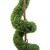 56" Potted Two-Tone Artificial Boxwood Spiral Topiary Tree - IMAGE 3