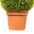 Potted Two-Tone Artificial Grass Ball Topiary Plant - 18" - IMAGE 4