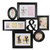 27" Black Ampersand Multi-Sized Photo Collage Picture Frame - IMAGE 1