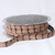 Chocolate Brown Blocks Woven Edge Craft Ribbon 0.25" x 40 Yards - IMAGE 2