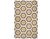 2.5' x 8' Hexagon Beige and Black Hand Woven Rectangular Wool Area Throw Rug Runner - IMAGE 1