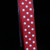 Red and White Polka Dotted Woven Grosgrain Craft Ribbon 0.625" x 88 Yards - IMAGE 1