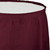 Pack of 6 Burgundy Red Pleated Disposable Picnic Party Table Skirts 14' - IMAGE 1