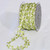 Set of 2 Ivory and Green Rococo Decorative Trim Craft Ribbon 0.625" x 54 Yards - IMAGE 1