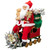 Lighted and Musical Santa Claus on a Train Christmas Decoration - 26" - IMAGE 2
