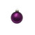 Shiny Finish Glass Christmas Ball Ornaments - 1.25" (30mm) - Purple - 40ct - IMAGE 1