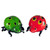 Set of 2 Lady Bug Hand Blown Figurines 6" - IMAGE 1