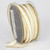 Ivory and Gold French Wired Craft Ribbon 0.25" x 108 Yards - IMAGE 1