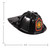 Club Pack of 12 Black and Red Fire Watch Firefighter Party Hats - One Size - IMAGE 2