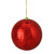 Mirrored Disco Christmas Ball Ornament - 5.5" (140mm) - Red - IMAGE 1