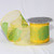 Yellow and Green Wired Craft Ribbon 2.75" x 22 Yards - IMAGE 2