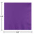 Club Pack of 500 Amethyst Purple Solid 3-Ply Disposable Beverage Napkins 6.5" - IMAGE 2