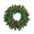 Iced Mixed Pine Berries and Pinecones Artificial Christmas Wreath - 24-Inch, Unlit - IMAGE 1