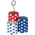 Pack of 6 Red, White and Blue Poker Chips Photo/Balloon Holder 6 Oz. - IMAGE 1
