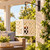 8.5" Metro White Geometric Diamond Lattice Hanging Patio Pillar Candle Lantern - IMAGE 1