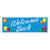 Welcome Back Sign Banner Party Accessory - 5' - Multicolor - Pack of 12 - IMAGE 2
