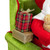 Santa Claus Sitting in Green Arm Chair Christmas Figure - 32"