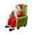 32" Santa Claus Sitting in Green Arm Chair Christmas Figure - IMAGE 2