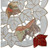 34" Fall Harvest Embroidered  Leaf Square Placemat - IMAGE 2