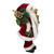 16" Red and White Traditional Holly Berry Standing Santa Claus Christmas Figure with Gift Bag - IMAGE 4