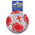 Club Pack of 12 Gray, Red and White "England" Peel 'N Place Soccer Themed Decals 5.25" - IMAGE 1