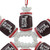 4" Brown and White Tootsie Roll Candy Snowflake Christmas Ornament - IMAGE 2