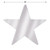 Large Metallic Foil Star Cutout Decorations - 12" - Silver - Pack of 24 - IMAGE 4